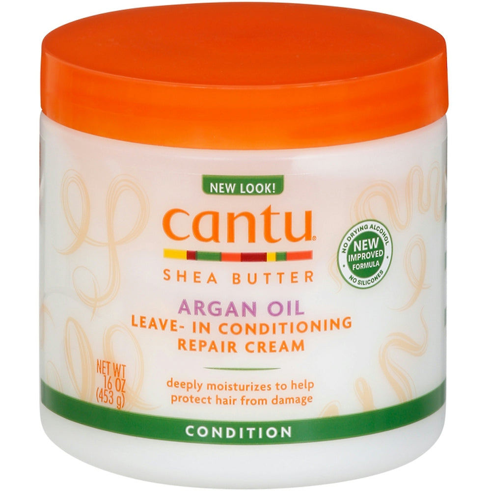Cantu Argan Oil Leave In Conditioning Repair Cream, 16 Oz