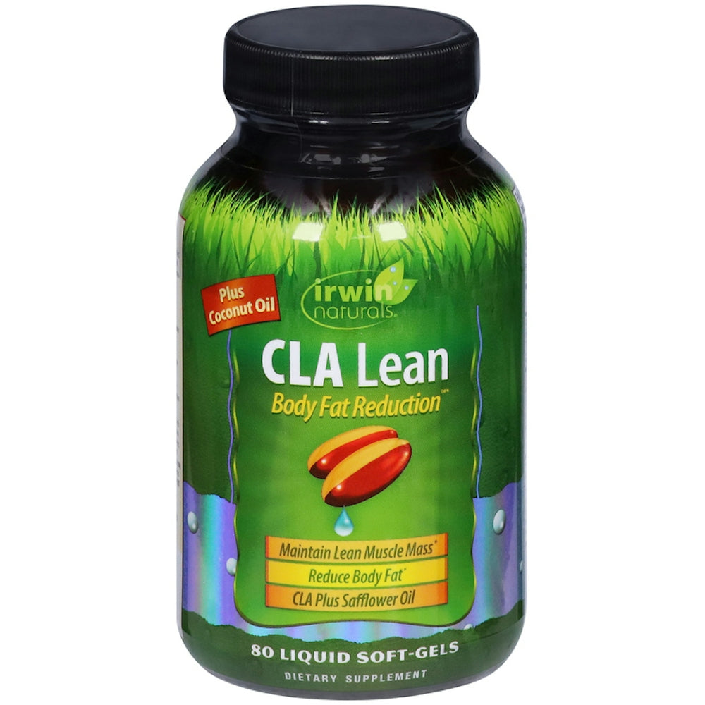 Irwin Naturals CLA Lean, Body Fat Reduction, 80 Liquid Soft-Gels