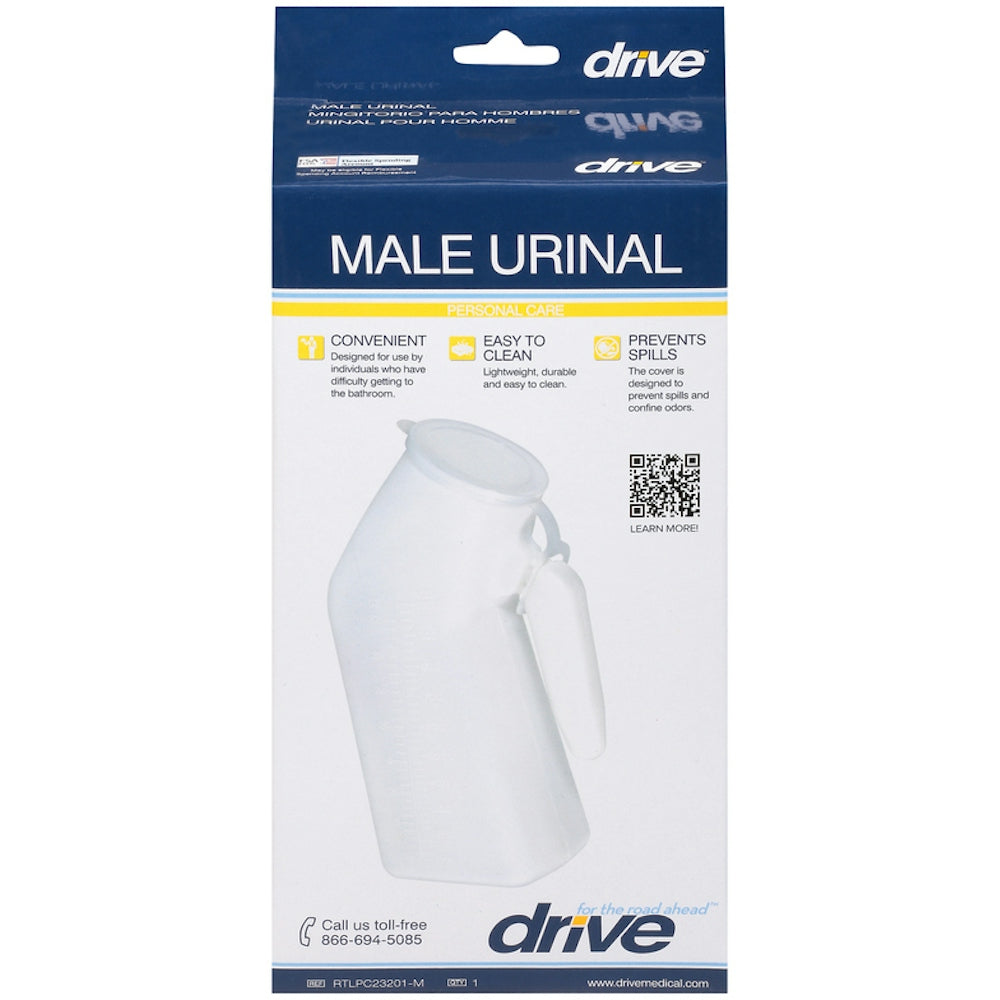 Drive Medical Male Urinal White