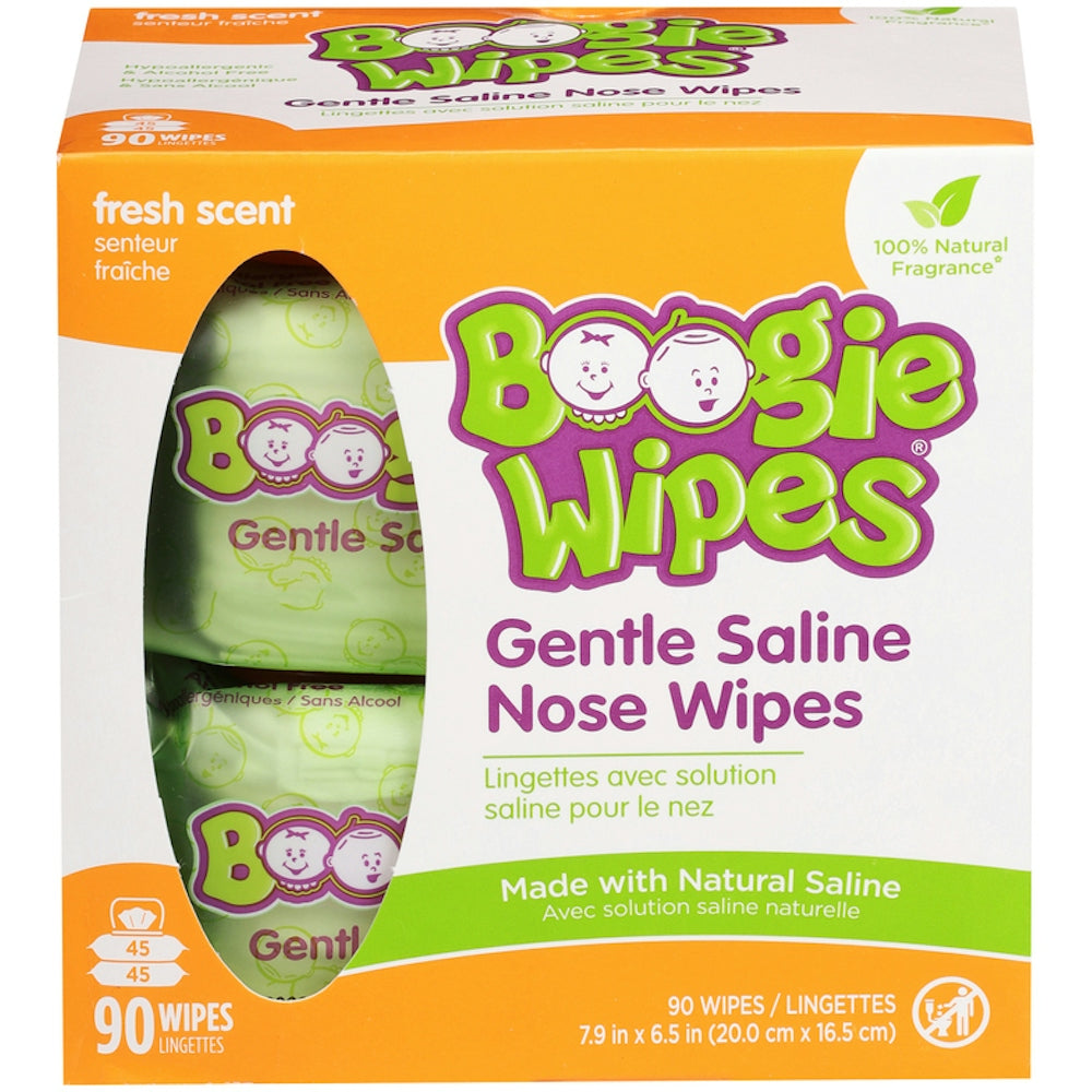 Boogie Wipes Nose Gentle Saline, Fresh Scent, Value Pack