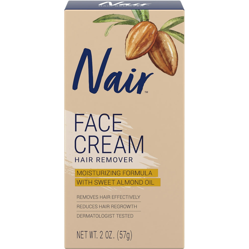 Nair™ Moisturizing Face Cream Hair Remover, 2 oz