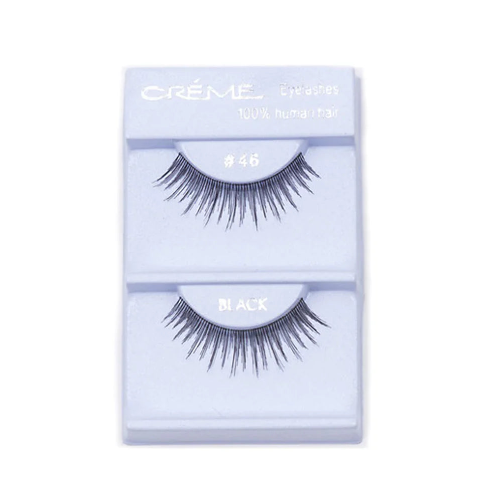 Blue Case Human Hair Eyelash - #46