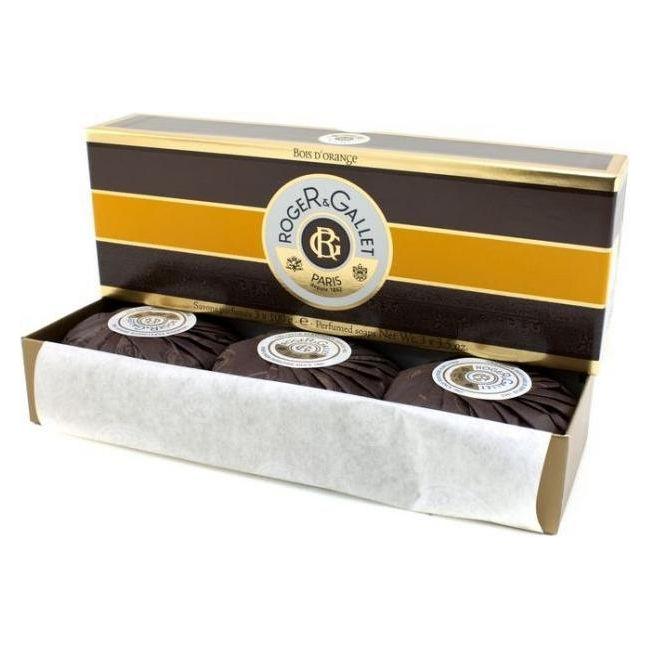 Roger & Gallet Bois d'Orange Gentle Perfumed Bar Soaps 3 x 3.5 oz