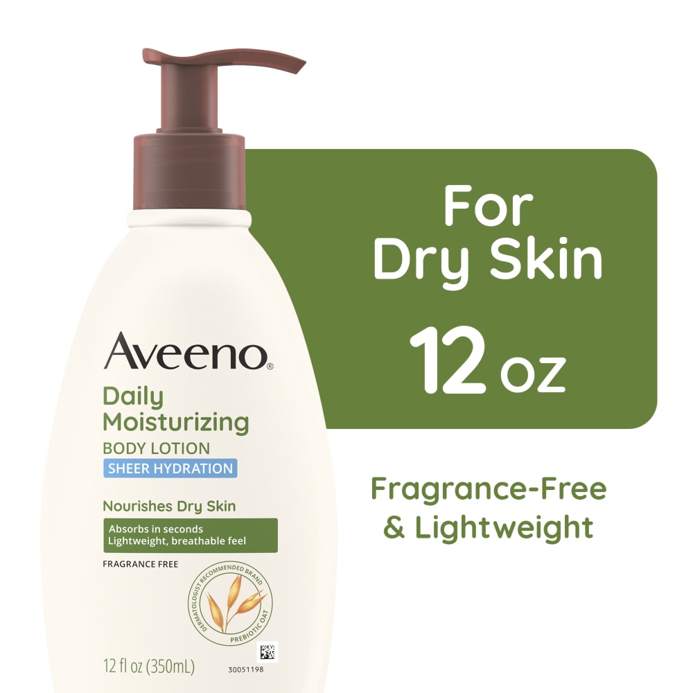 Aveeno Daily Moisturizing Body Lotion  Sheer Hydration 12 Oz