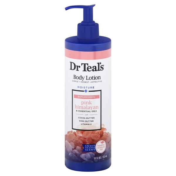 Dr. Teal's S Pink Himalayan & Essential Oils Body Moisture Lotion 18 Oz