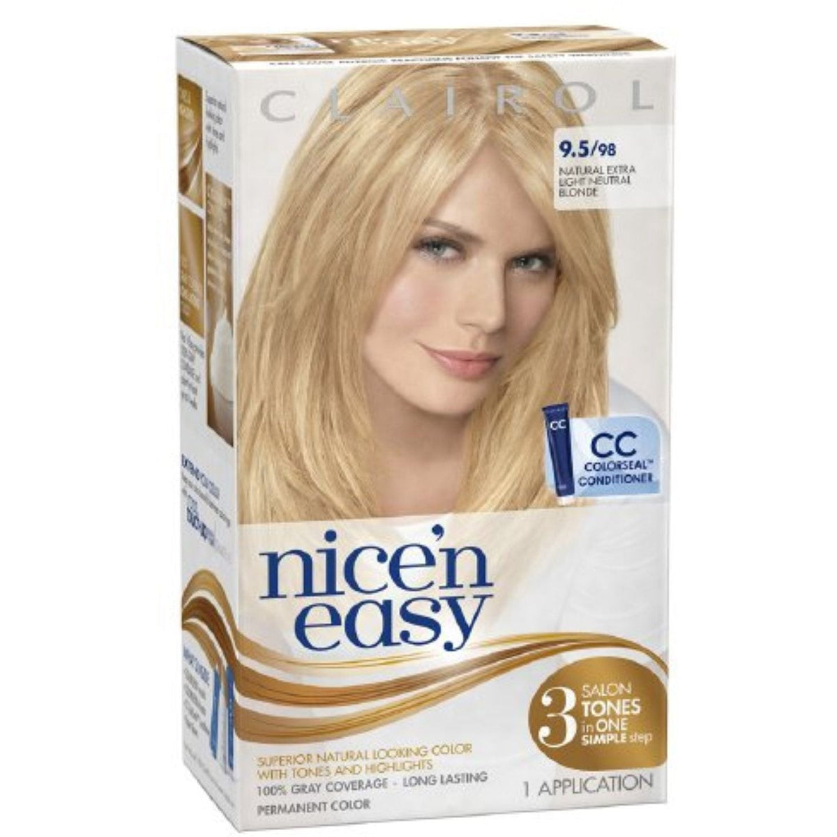 Nice N Easy Hair Color 98 Natural Extra Light Neutral Blonde