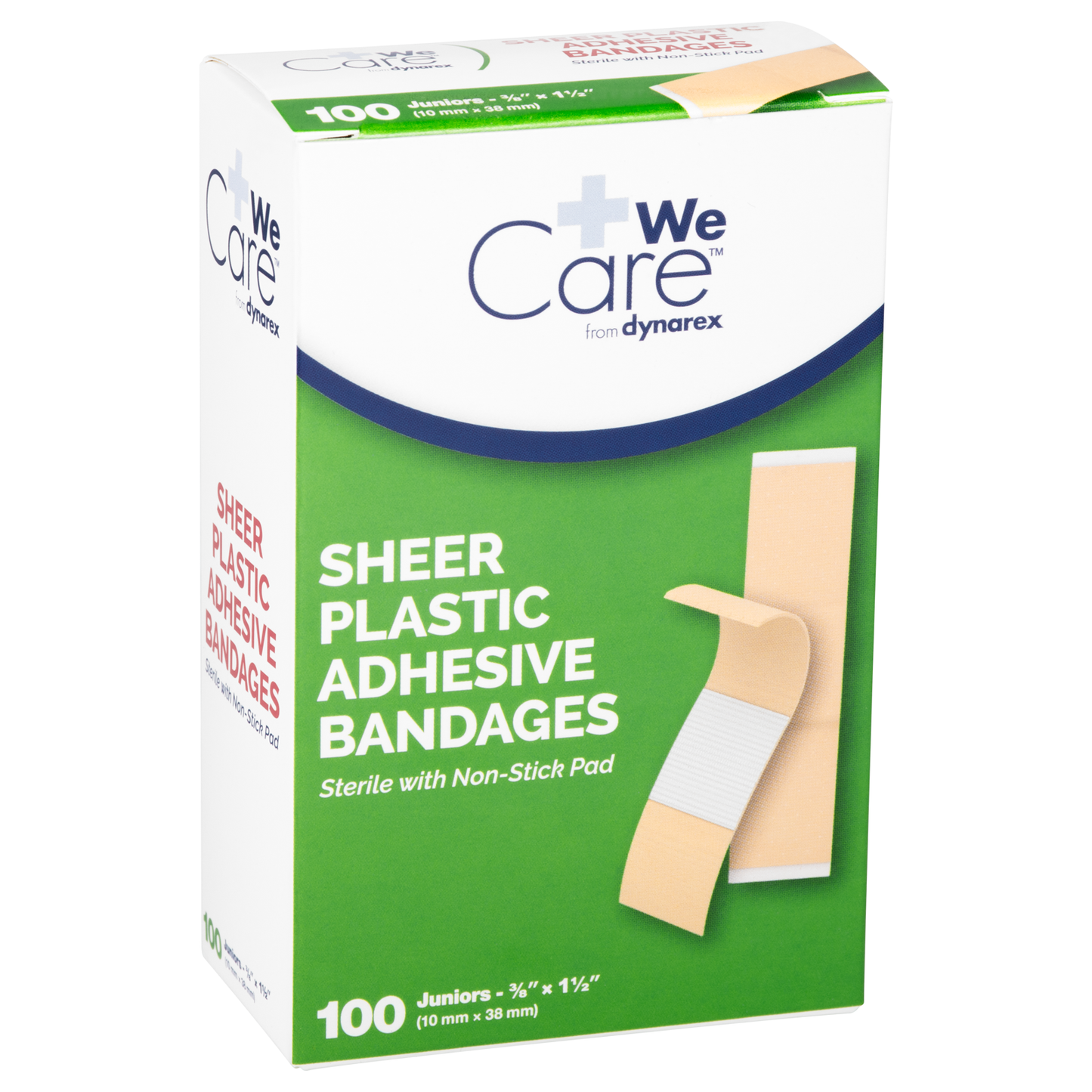 Dynarex Adhesive Strips Jr 3/8X1.5