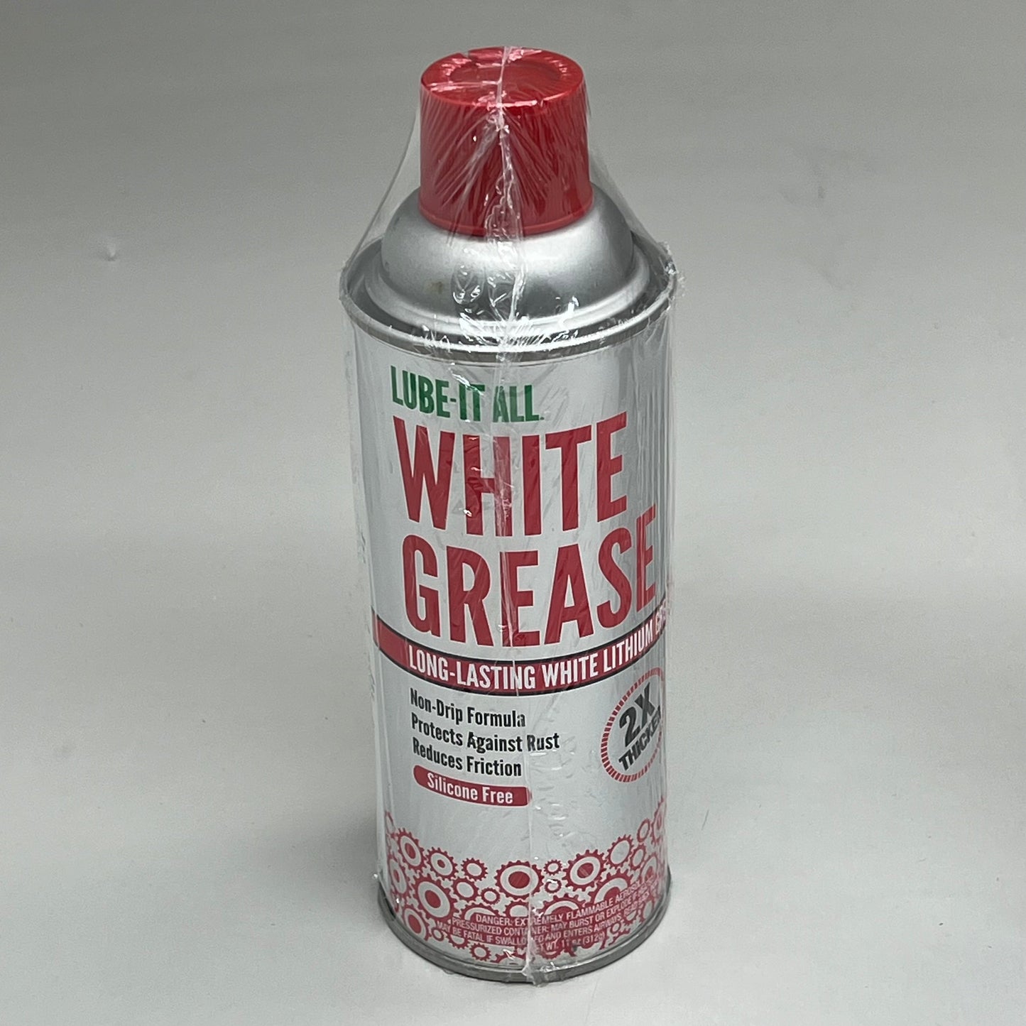 LUBE-IT ALL (2 PACK) Long Lasting Premium White Lithium Grease 11oz WG16