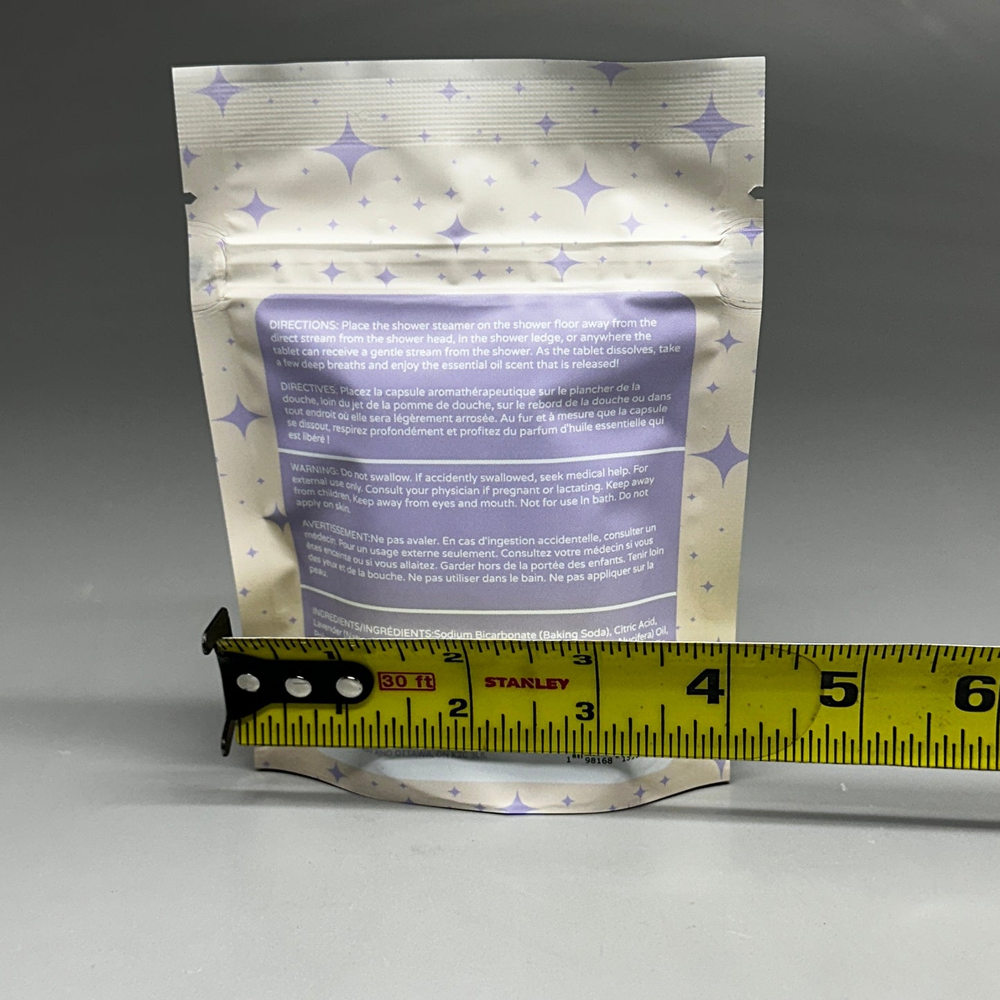 ZA@ THE RADIANT RHINO Tranquility (6 PACK) Lavender Shower Steamers 2 Tablets Each
