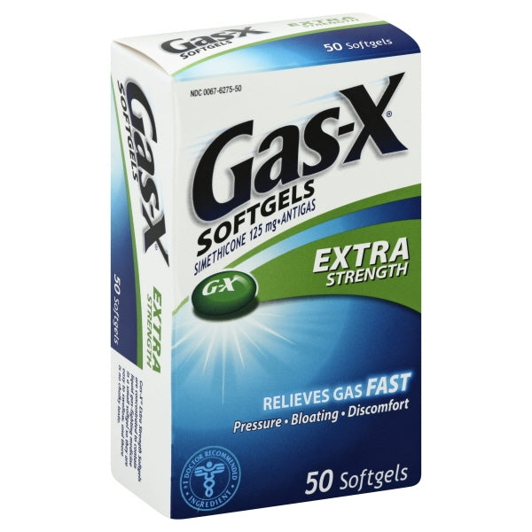 Gas-X Extra Strength Antigas Softgels 50 Ct Box