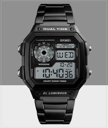 Business Steel Multi-Function Sports Watch
