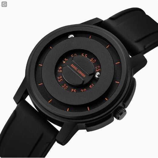 Brand-name Steel-band Sports Magnetic-levitation Silicone-ball Electronic Mens Watch
