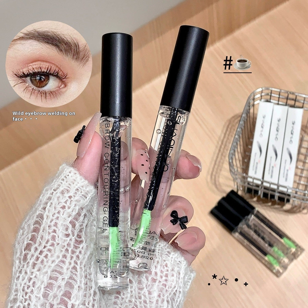 Eyebrow Shaping Waterproof Sweat-proof Transparent Raincoat