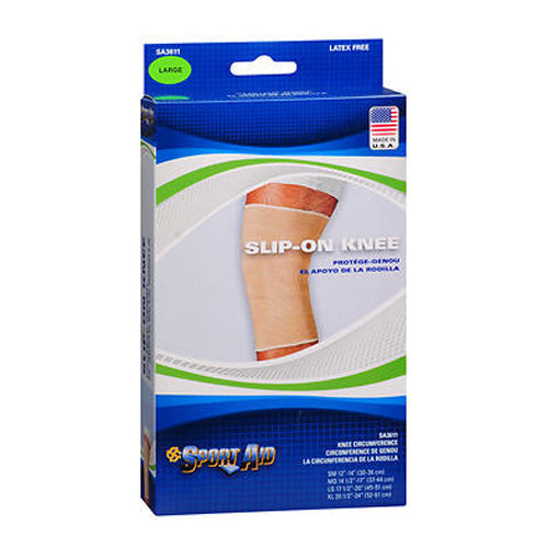 Sport Aid Slip-On Knee Wrap, Large Each