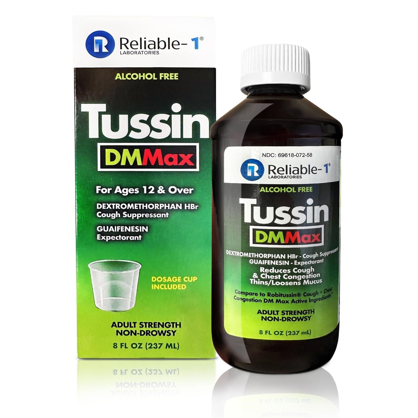 Tussin DM 400 - 20 mg/20 mL Syrup, 237 mL