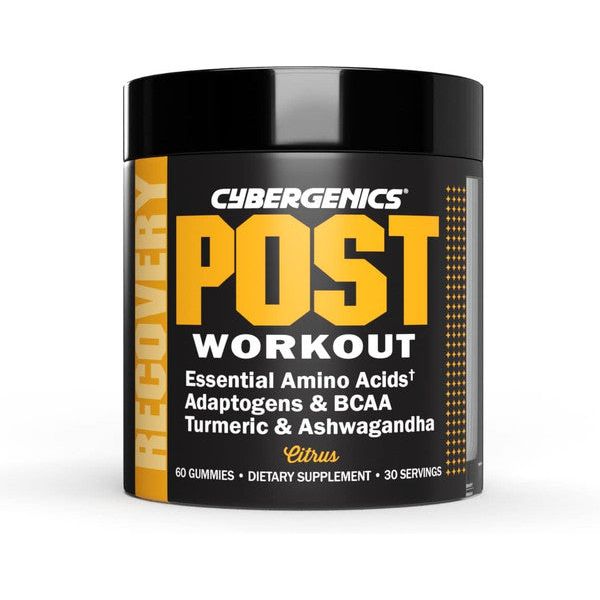 Cybergenics Post Workout Gummies Amino Acids NEW Exp. 5/2025 Citrus