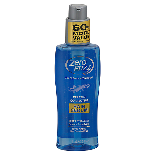 Zero Frizz Hair Serum, Keratin Corrective