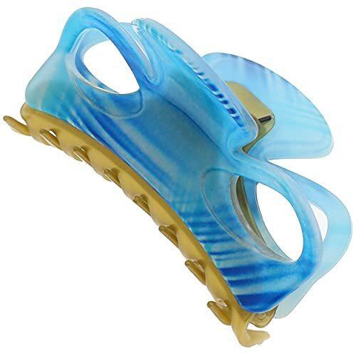 Camila Paris CP3240 French Hair Clip For Women Blue Girls Hair Claw Clips Jaw Fashion Durable And Styling Hair Accessories For Women Strong Hold No Slip Grip Made In France