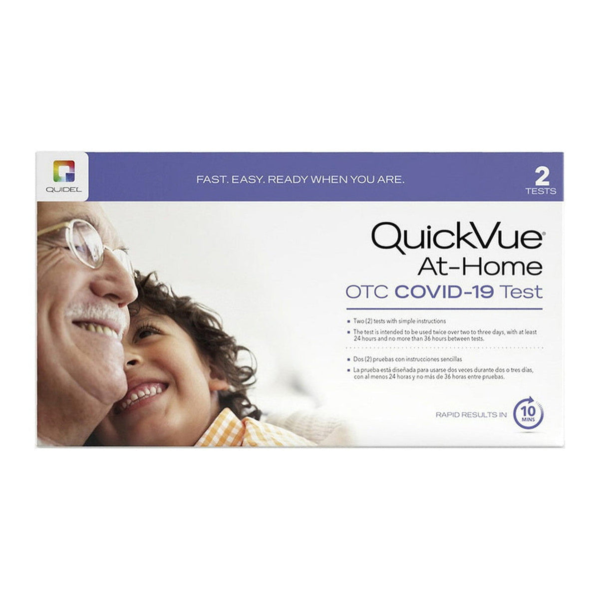 QuickVue At-Home OTC COVID-19 Test 2 Ea Box