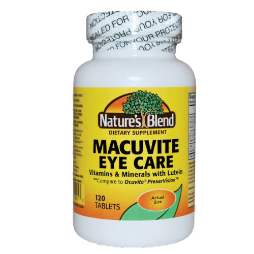 Nature's Blend Macuvite Eye Care Tablets