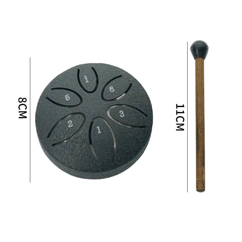 Style Loft Collection StudioStyle 3-Inch Etheral Steel Tongue 6 Note Mini-Drum