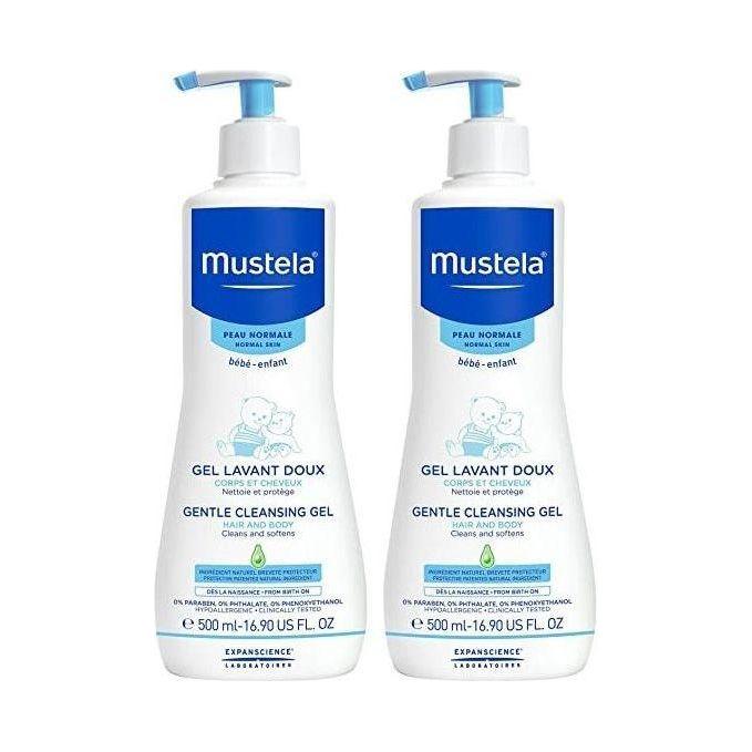 Mustela Gentle Cleansing Gel, Baby Body Wash and Baby Shampoo 23.35 oz