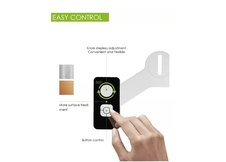 Thin Hygiene Dual Nozzles Toilet Slim Bidet Attachment