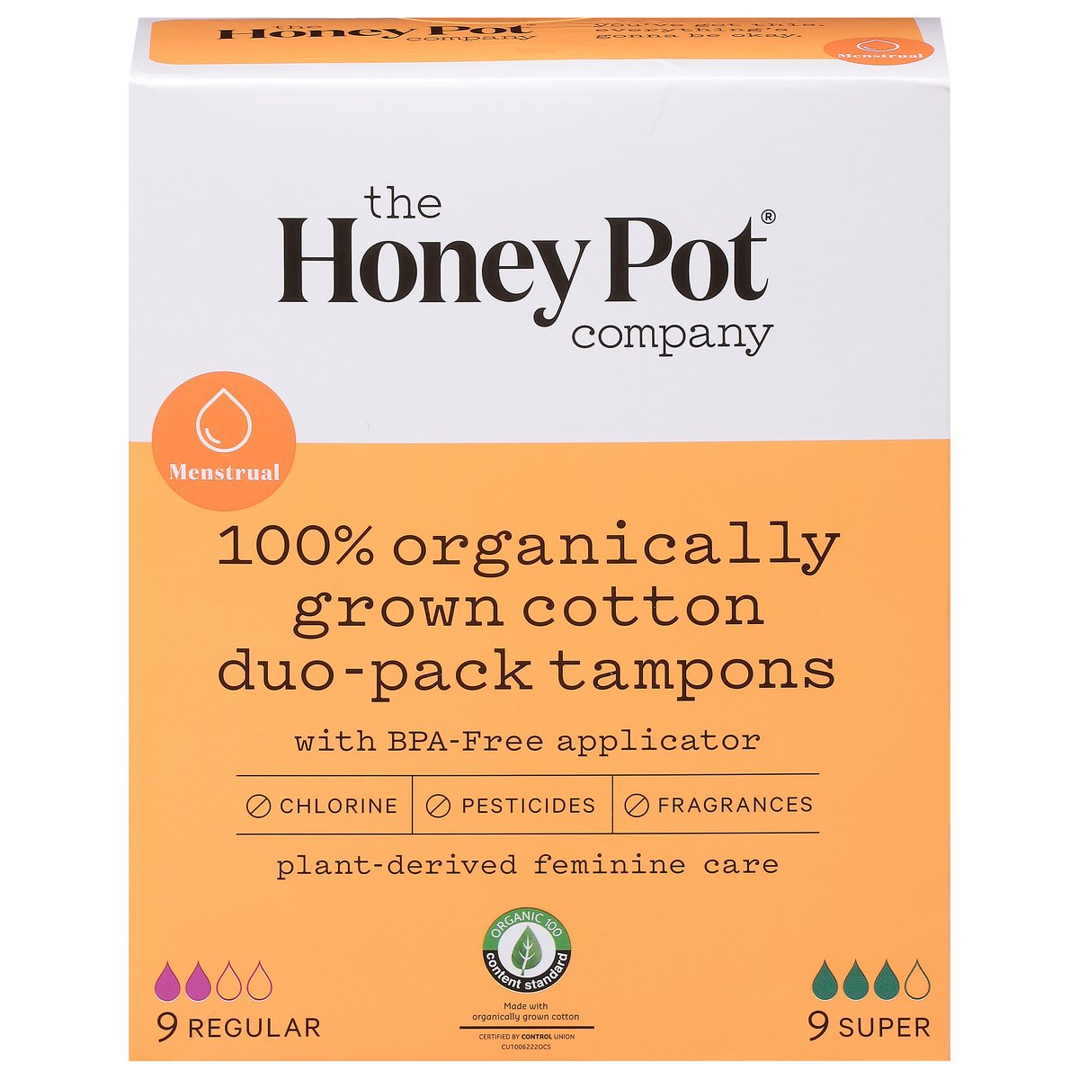 Regular and Super Absorbency Tampons Duo-Pack, 18 Count