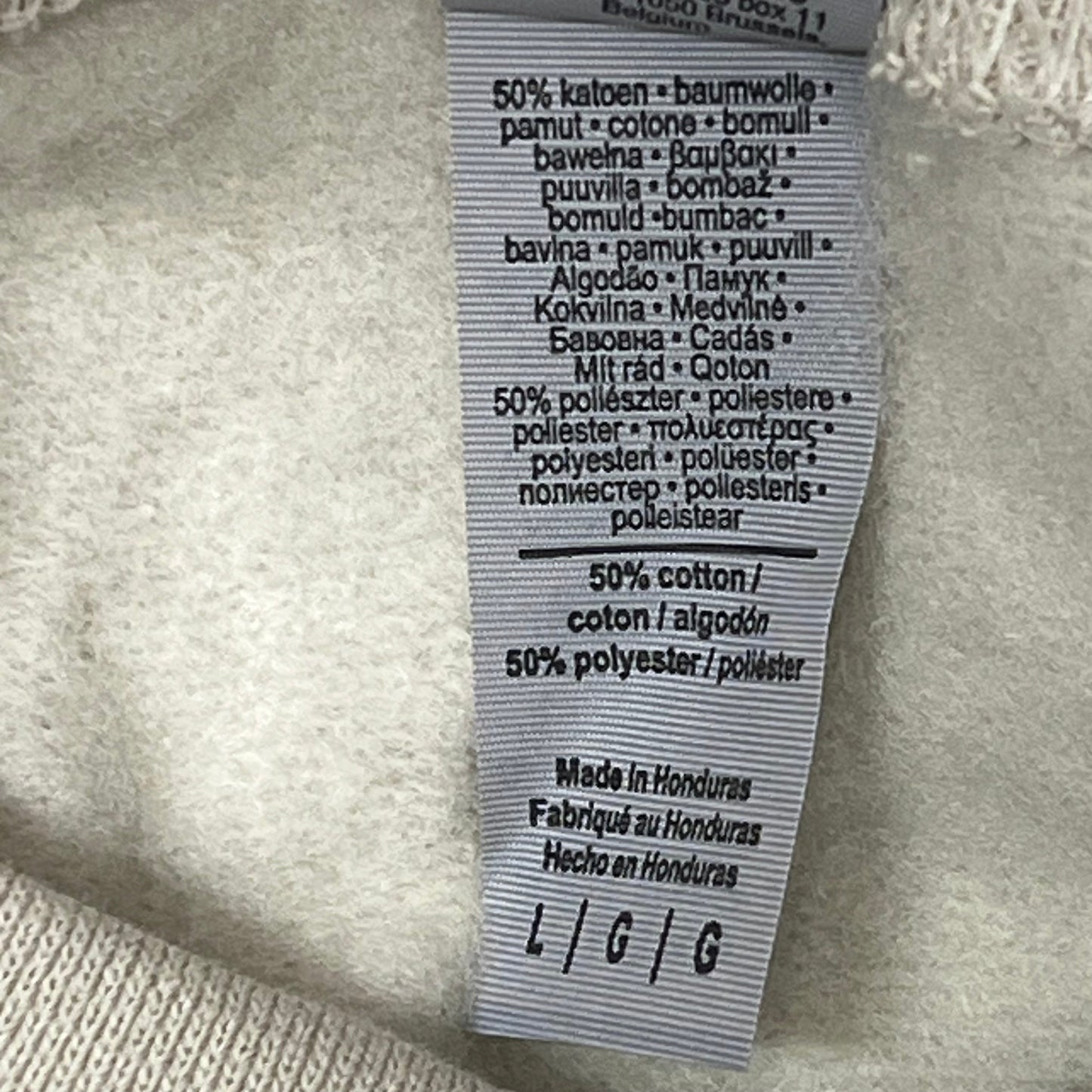 GILDAN Heavy Blend Crewneck Sweater Sweatshirt Sand SZ L G180