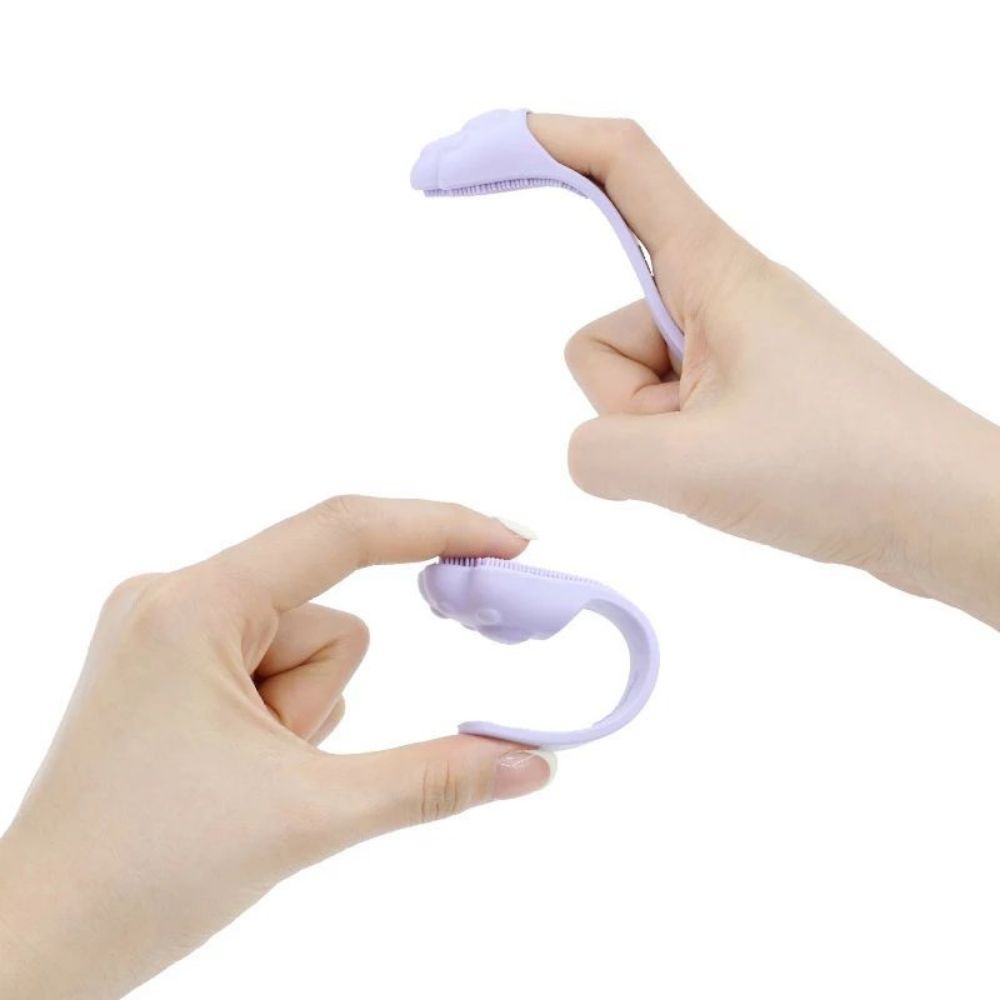 Silicone Toothbrush For Pets Food Grade Oral Cleaning Tool Finger Cover Toothbrush For Dogs And Cats