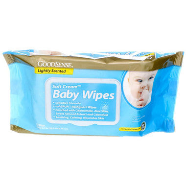 Share GoodSense Soft Cream Baby Wipes, Lightly Scented