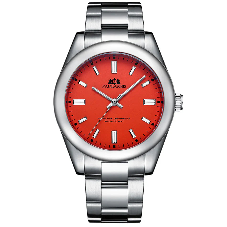 Style Loft Collection One For Every Day Of The Week Automatic Mechanical Luminous Steel Band Watches
