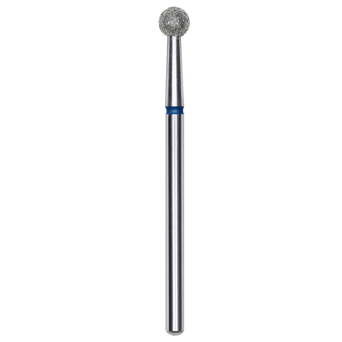 DIAMOND NAIL DRILL BIT, "BALL", BLUE, HEAD DIAMETER 4MM (FA01B040) - STALEKS™