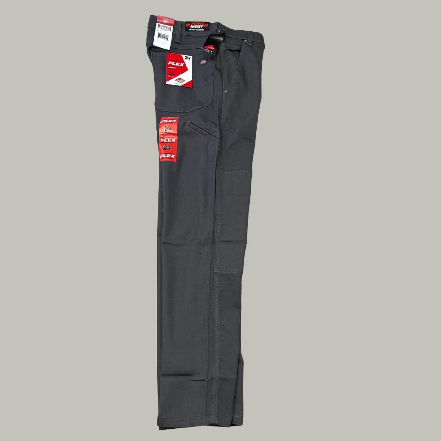 DICKIES Flex Regular Fit Double Knee Pant Mns Sz 36X34 Stonewashed Slate DP903SSL