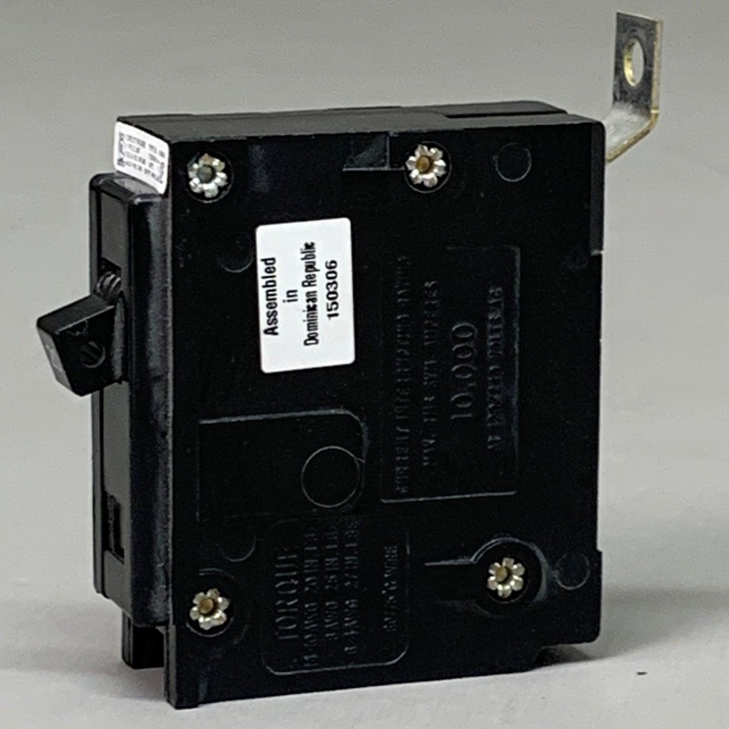 EATON (3 PACK!) BAB Miniature Circuit Breaker 20 3" x 3" Black 150306 AS-IS