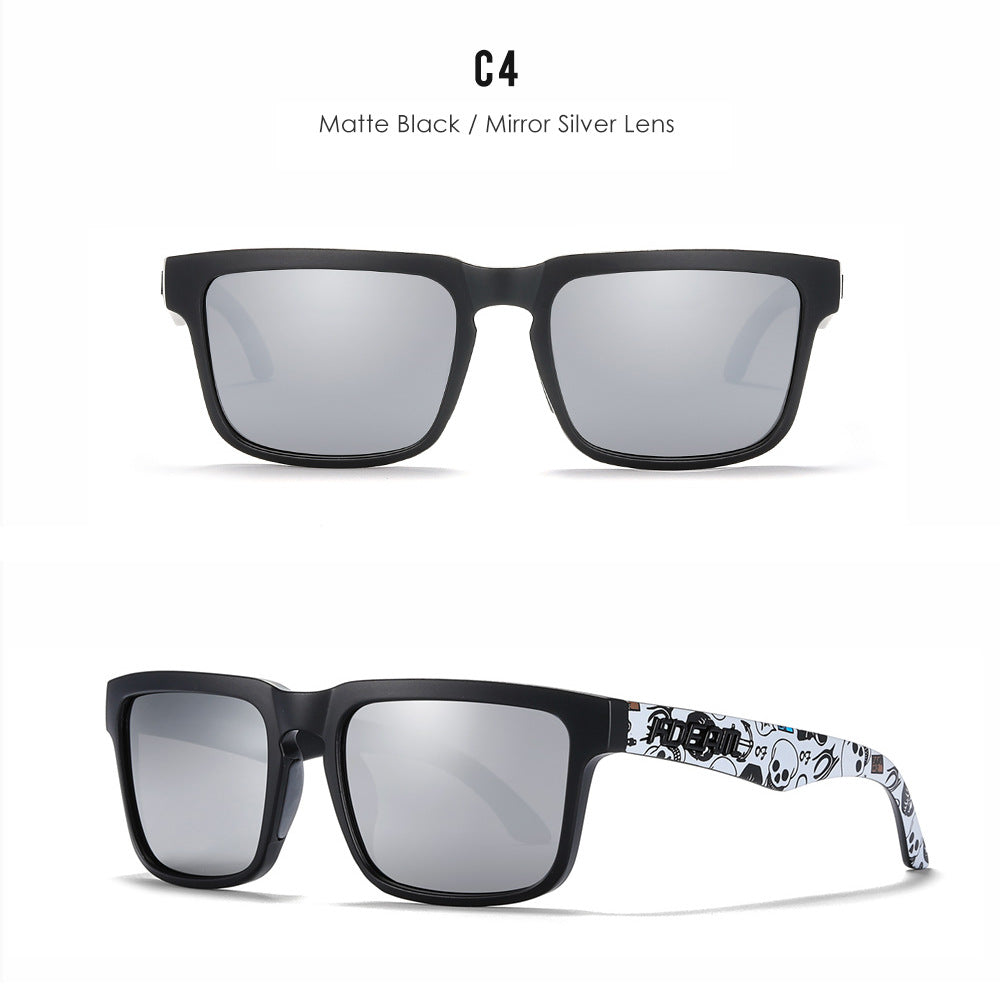 Classic polarized sunglasses for men and women ultra light driving glasses colorful real film sunglasses