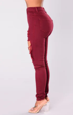 Style Loft Collection Ripped Skinny Stretch Denim Jeans