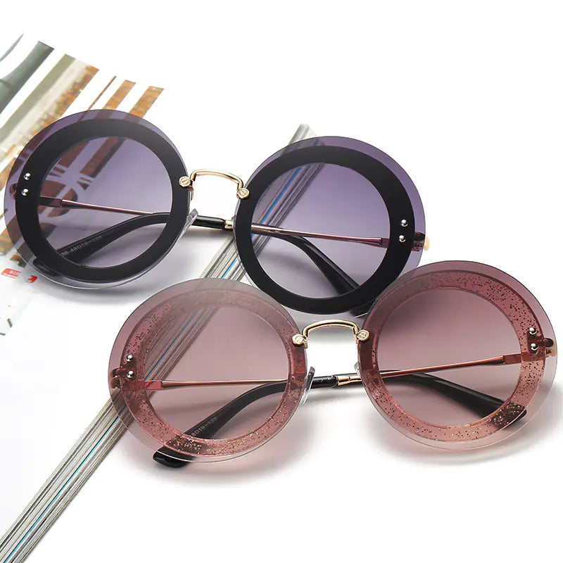 Style Loft Collection Eberstein Round Frame Sunglasses
