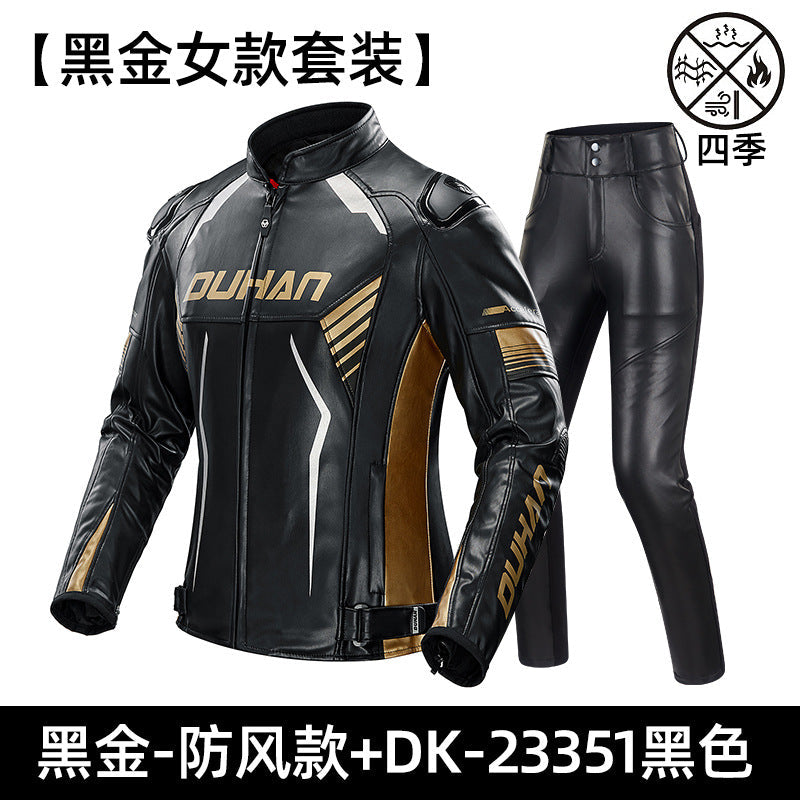 Duhan Motorcycle Jacket and Pants Winter Riding Gear