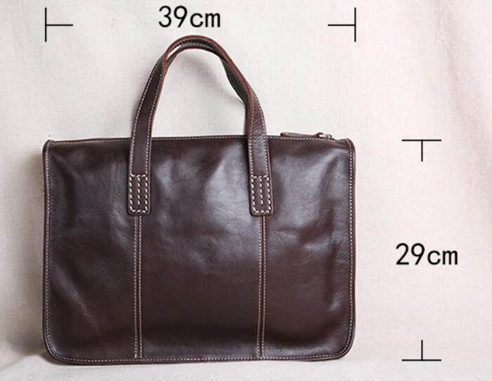 Vintage Leather Business Briefcase