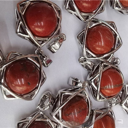 Crystal Aventurine Agate Star Pendant Beads