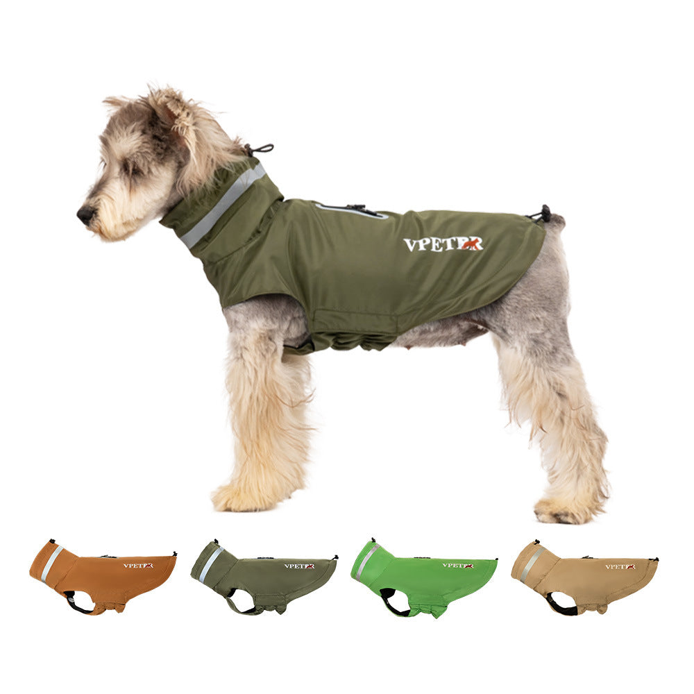 Dog Outdoor Windproof Rain Raincoat Puppy Reflective Pet Poncho