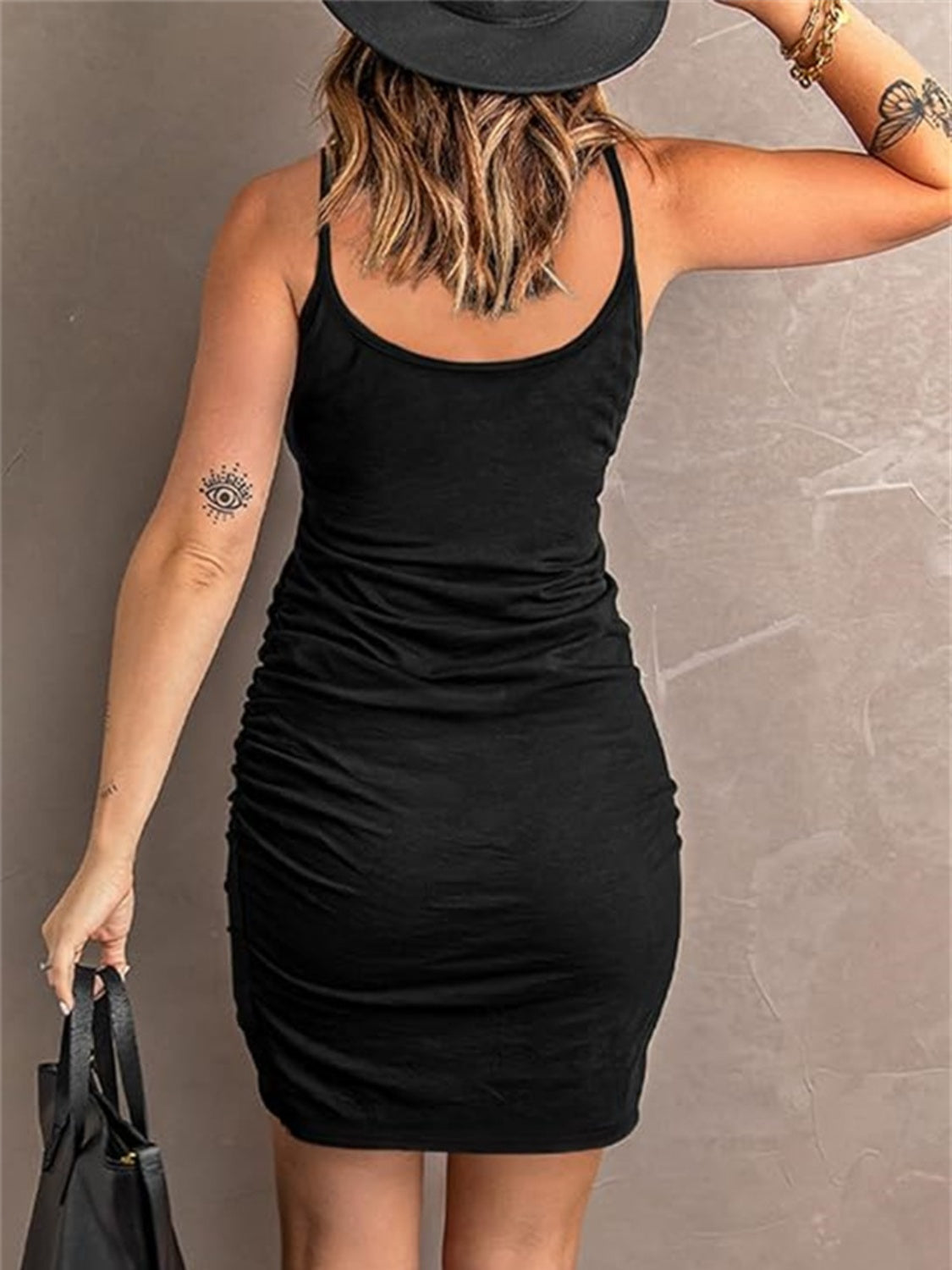 Flattering Ruched Mini Dress
