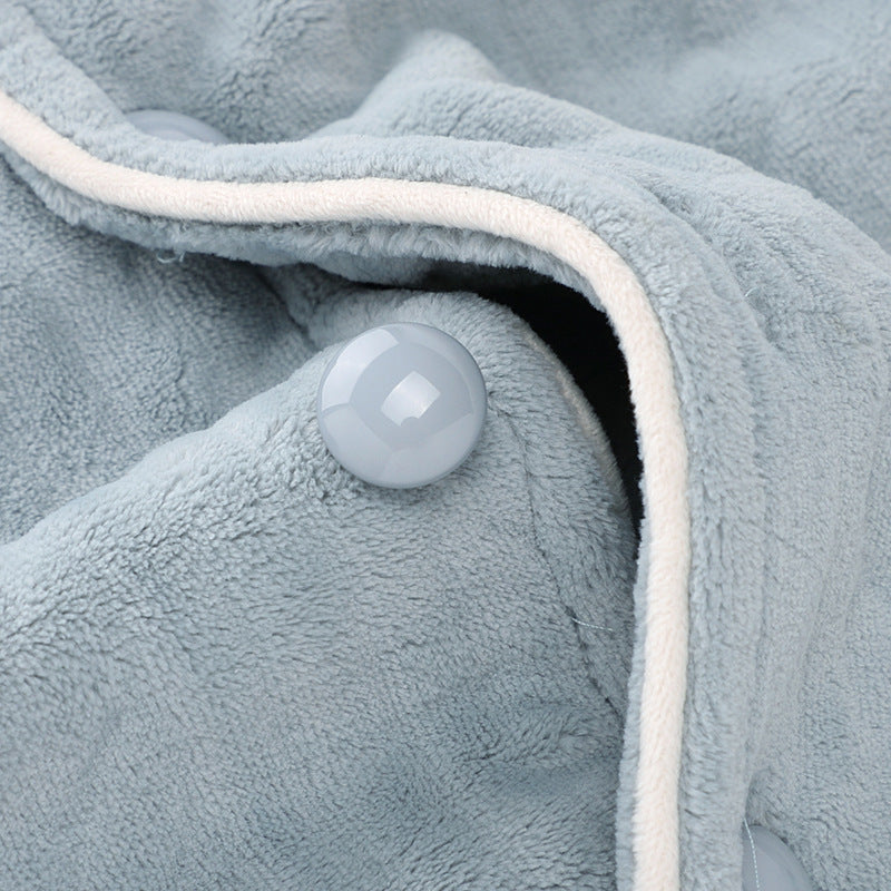 Couple Thickened Men's Coral Fleece Home Wear Suit Autumn And Winter