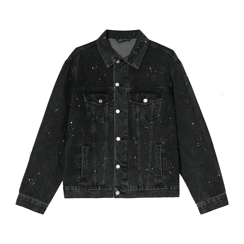 Retro Denim Jacket for Men and Women Couple Style
