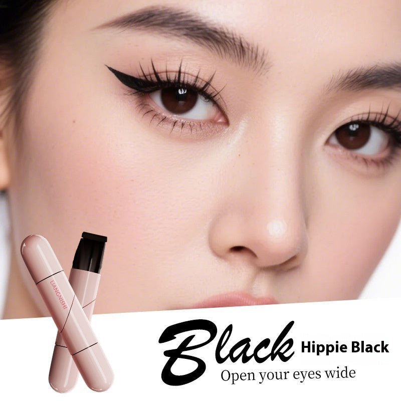 Waterproof Not Smudge Precise Outline Natural Long Lasting Integrated Double-headed Eyeliner Stamp Pen