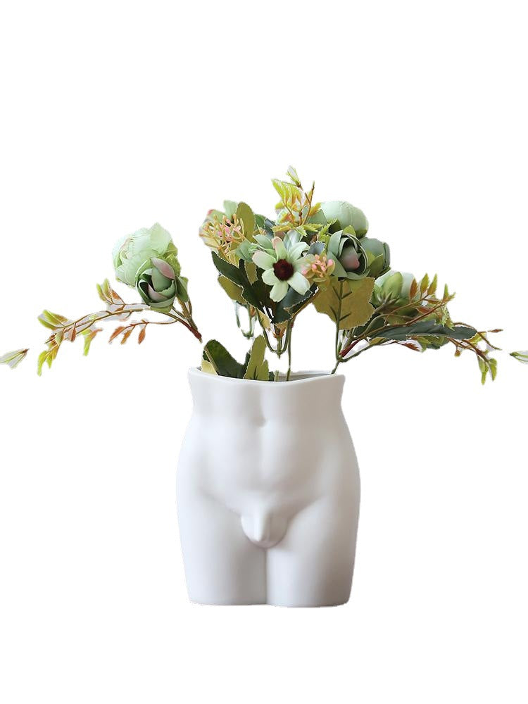 Half Body Abstract Art Vase Ornaments