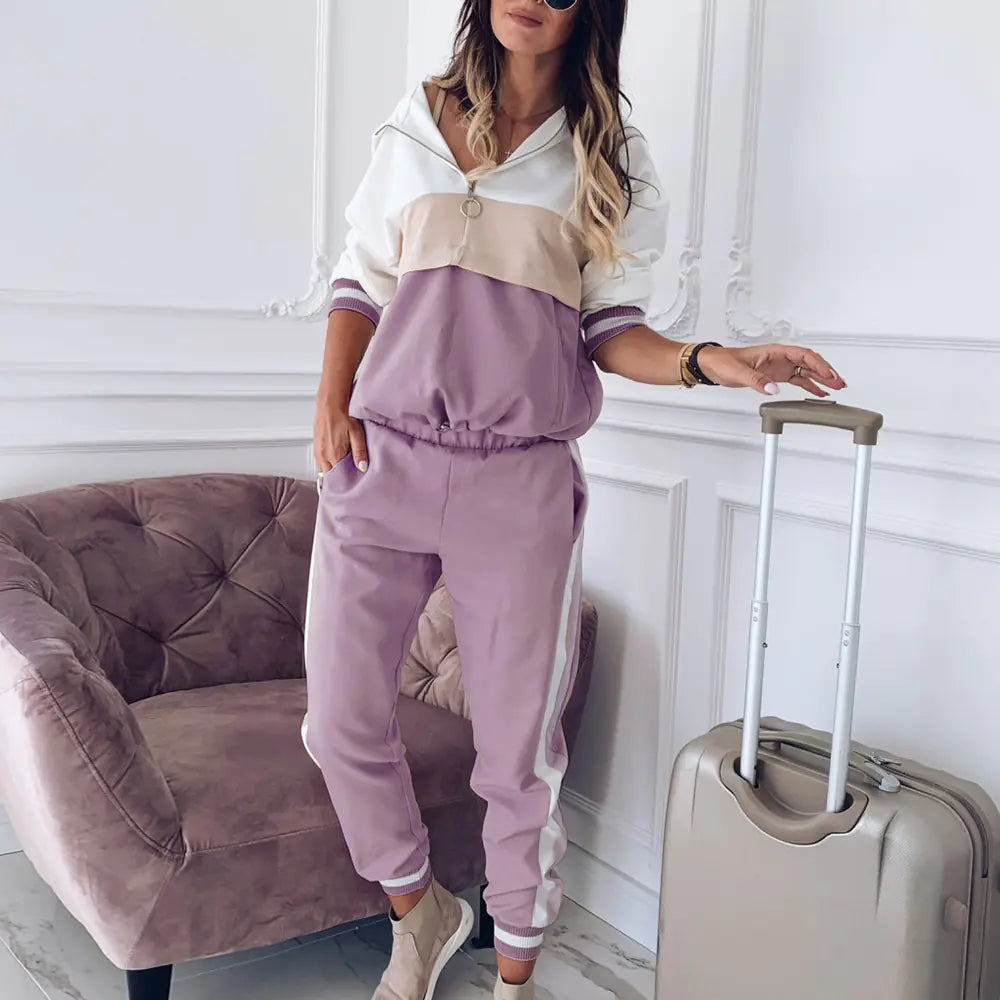 Style Loft Collection Hooded Two-Piece Leisure Set