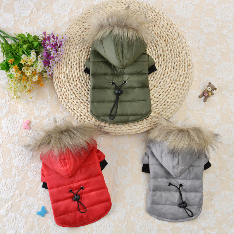 Pet  light and warm cotton clothing