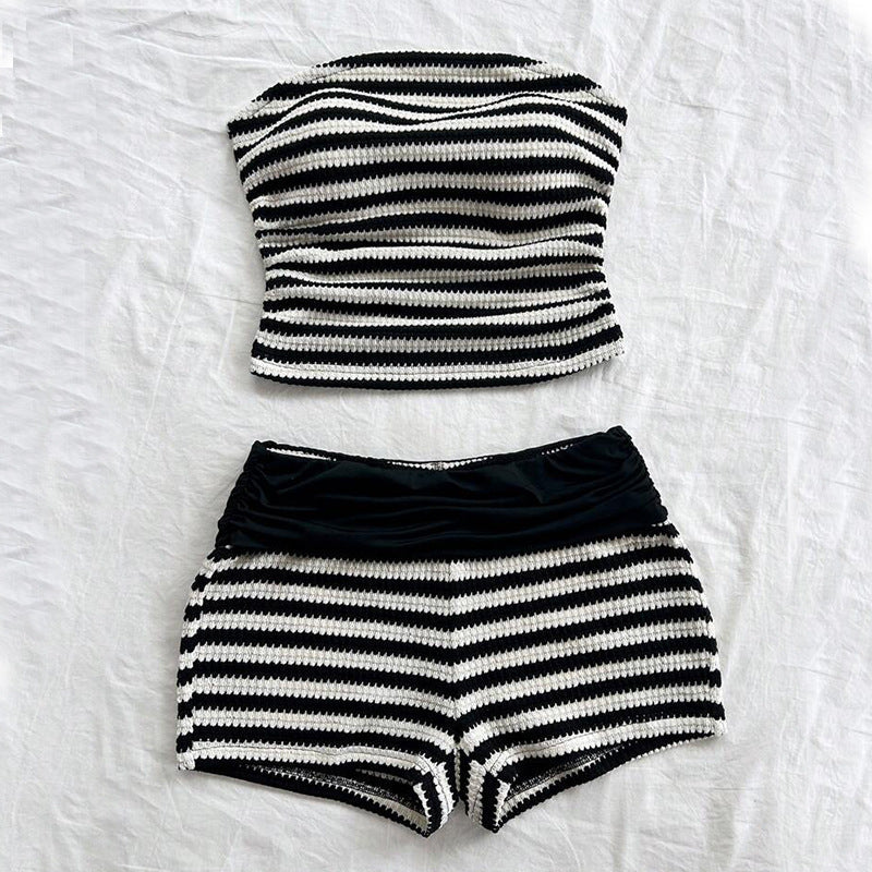 Shorts Suit Hot Pants Two-piece Set For Women
